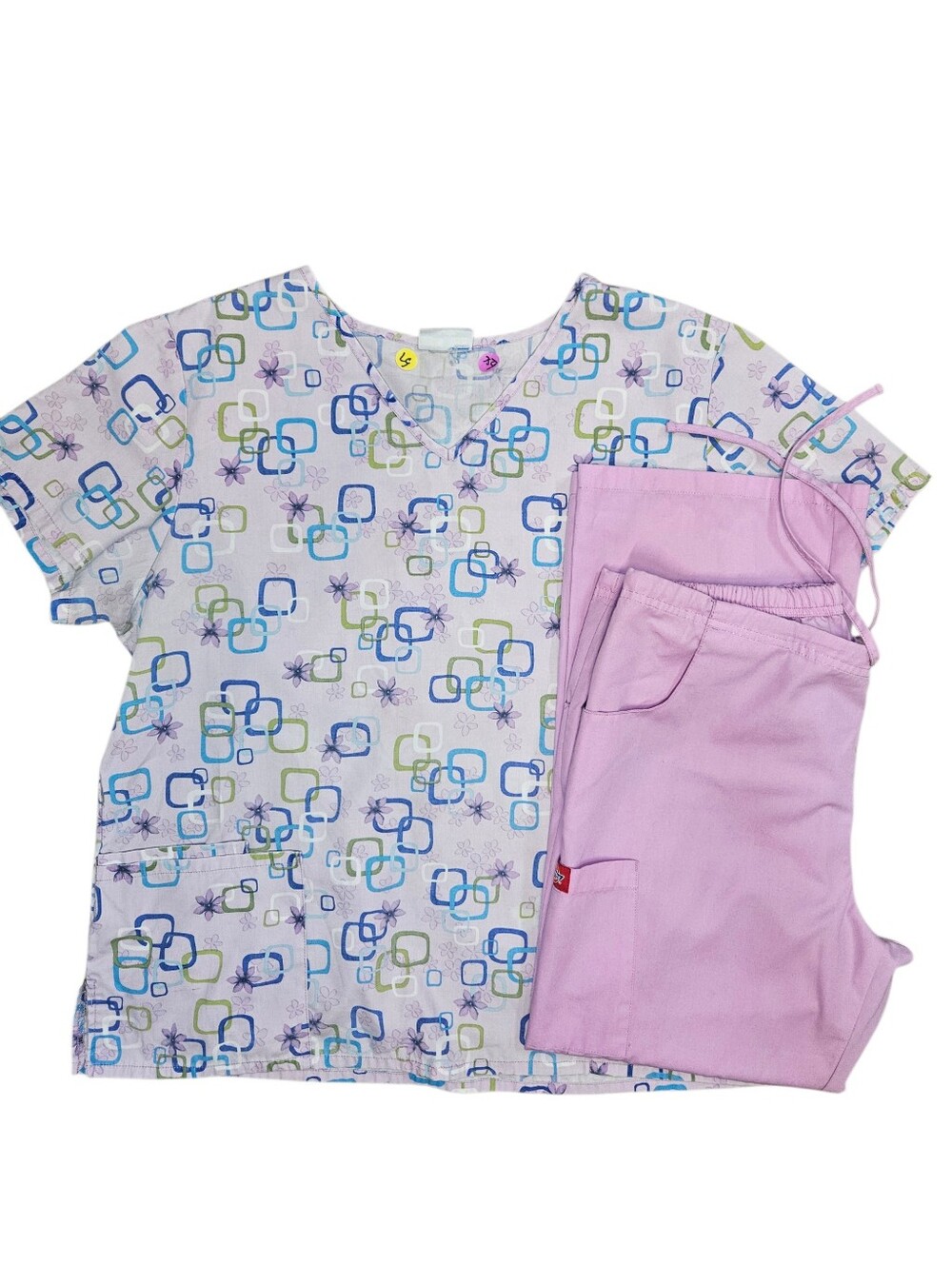 Squares Scrub Set